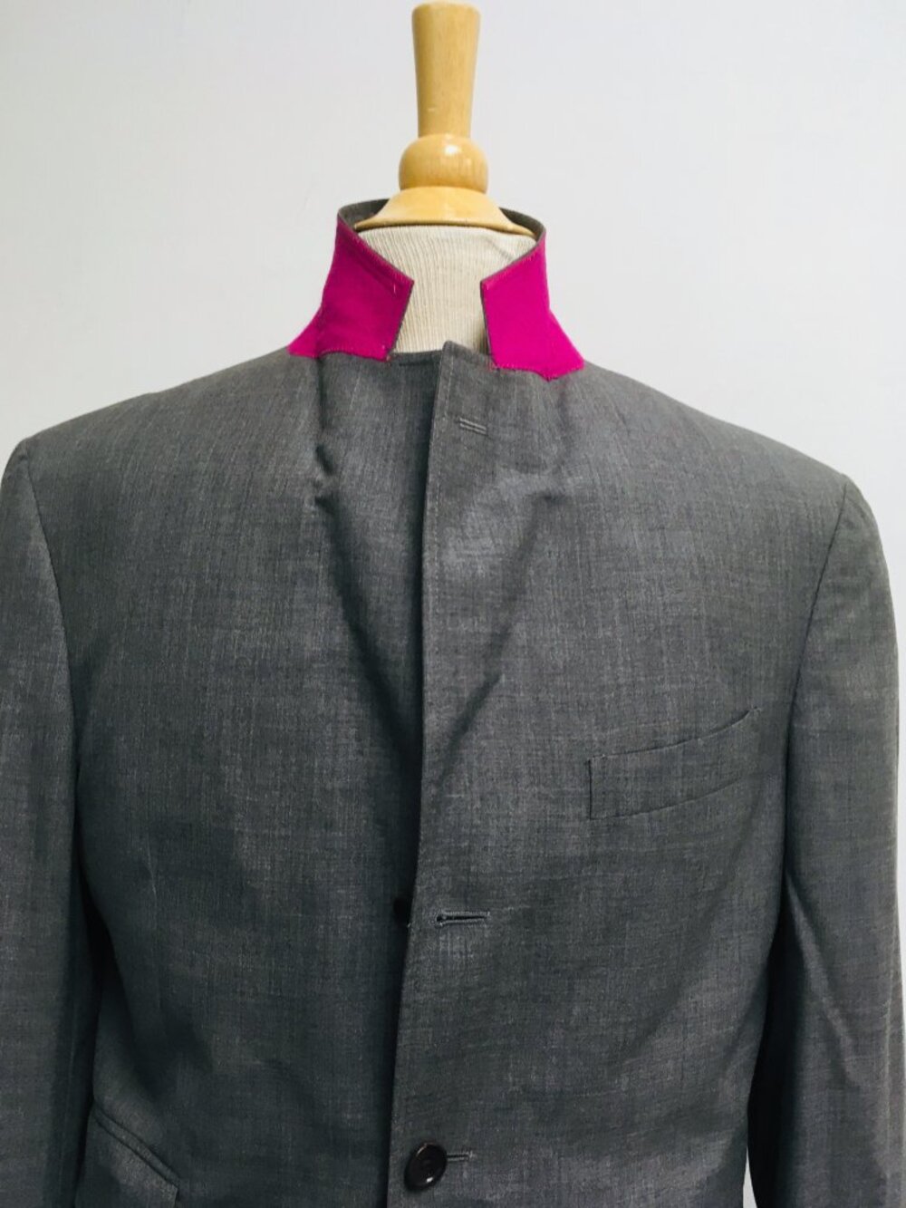 ETRO MILANO ITALY GRAY JACKET blazer 3 button 40